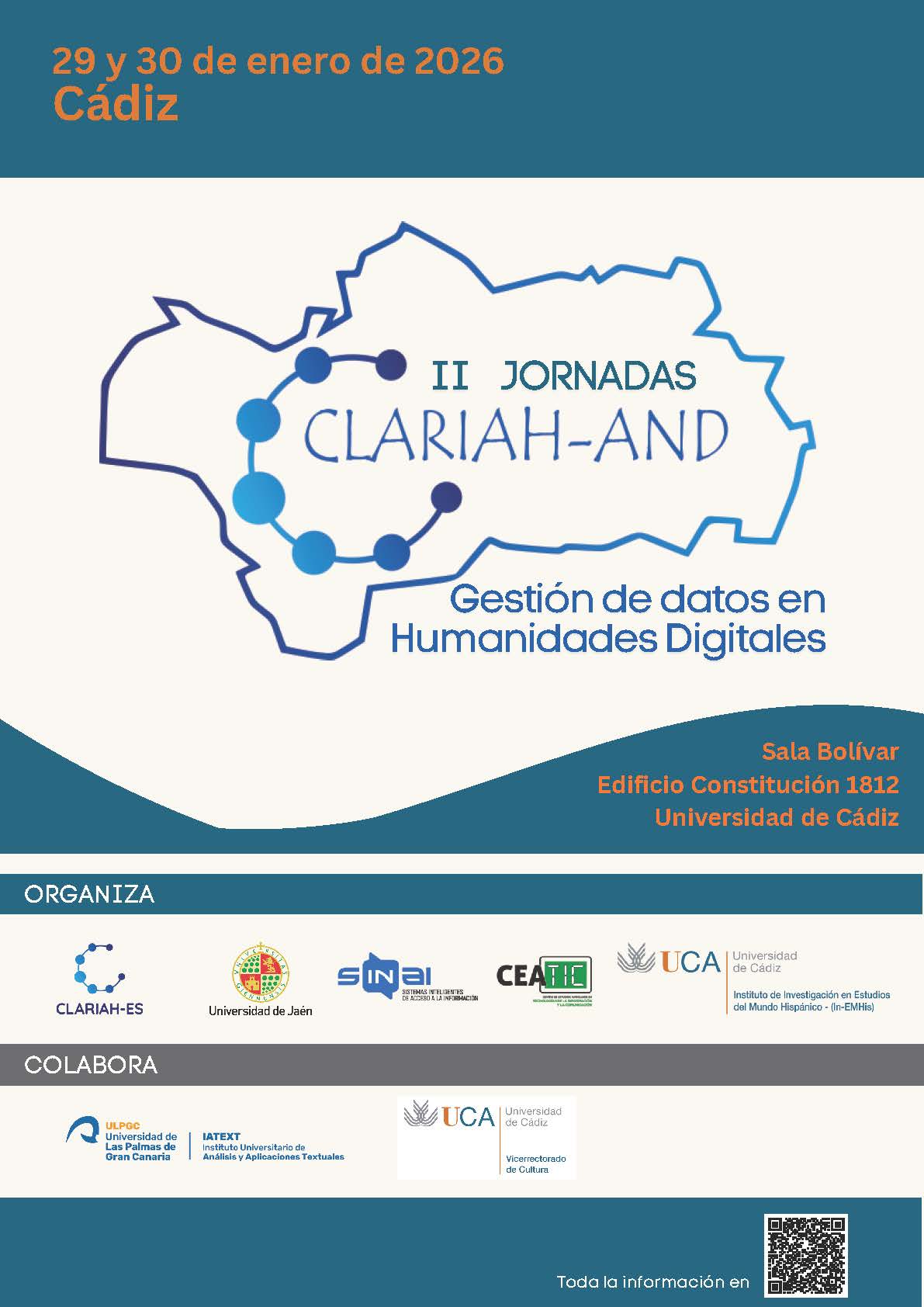 Jornadas Clariah-And en la Universidad de Cádiz
